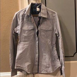 Sherry Cervi long sleeve western shirt sm button